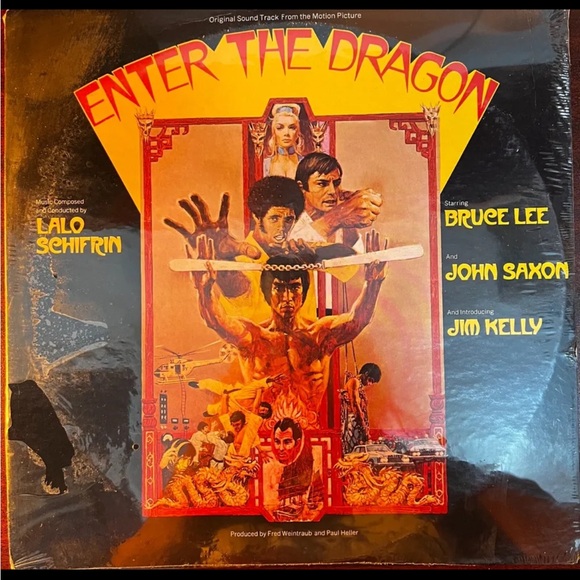 Enter The Dragon Original Sdtk Vinyl LP 1973 Bruce Lee Lalo